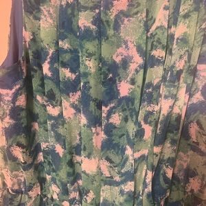 Cato Dress Size 14 Blue/Green Print